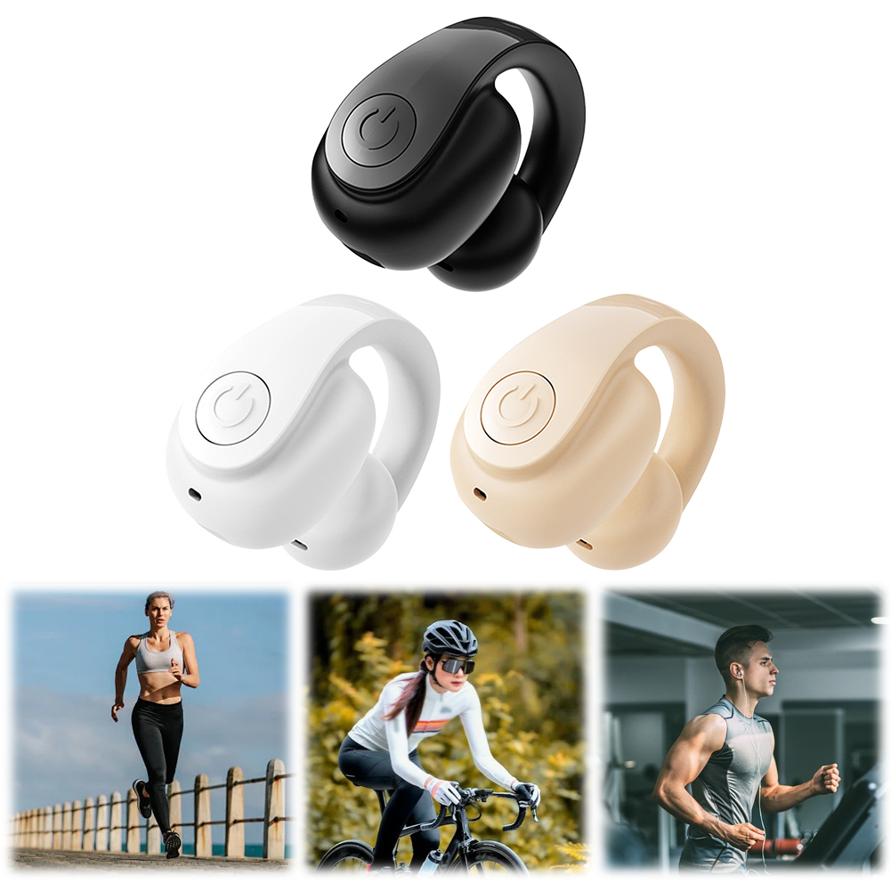 Bluetooth Speaker Waterproof - Wireless Ear Clip On Earphone Bluetooth-Compatible
