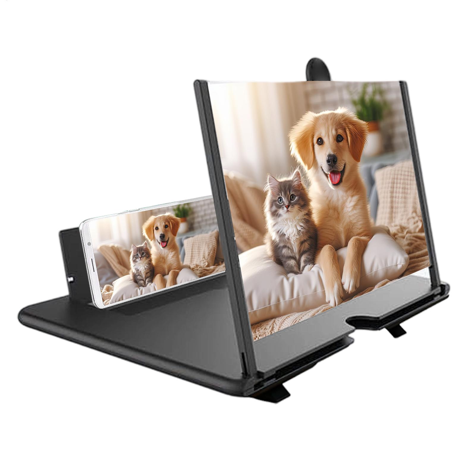 Digital Magnifier Reading - 3D HD Phone Screen Magnifier Desktop