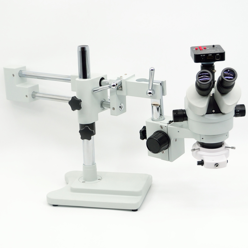 Digital Magnifier Reading - 3.5X-90X Microscopio 50/50 Split Simul-Focal Double