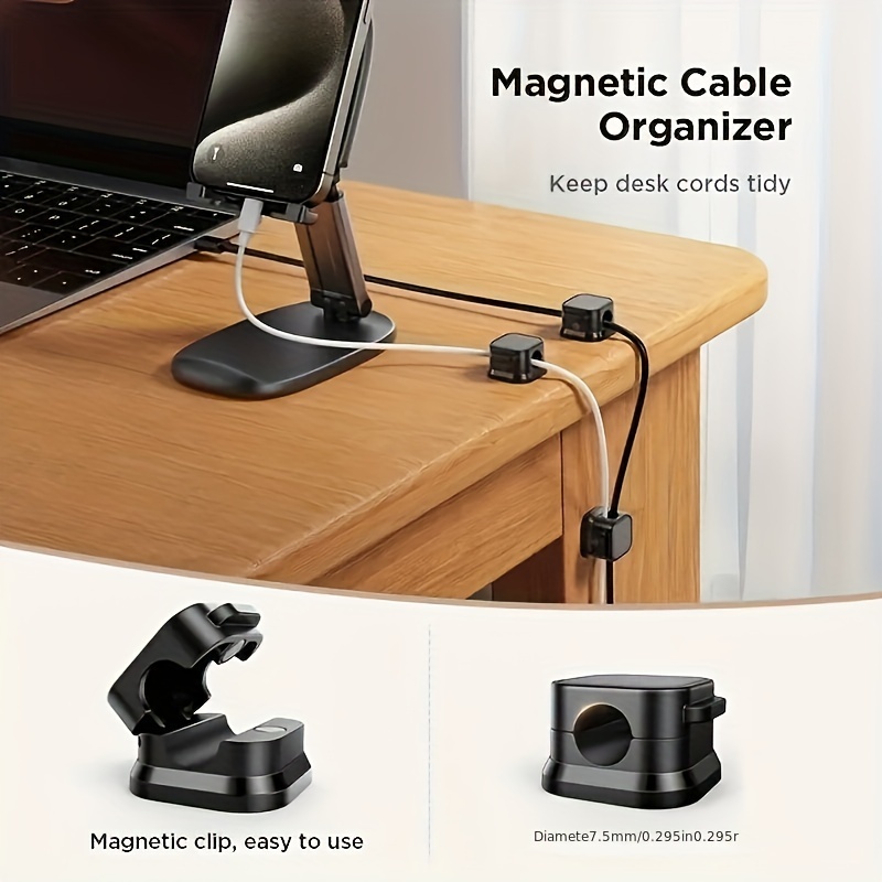 6/12Pcs PP Magnetic Cable Clip - Magnetic Charging Cable recensione e prezzo