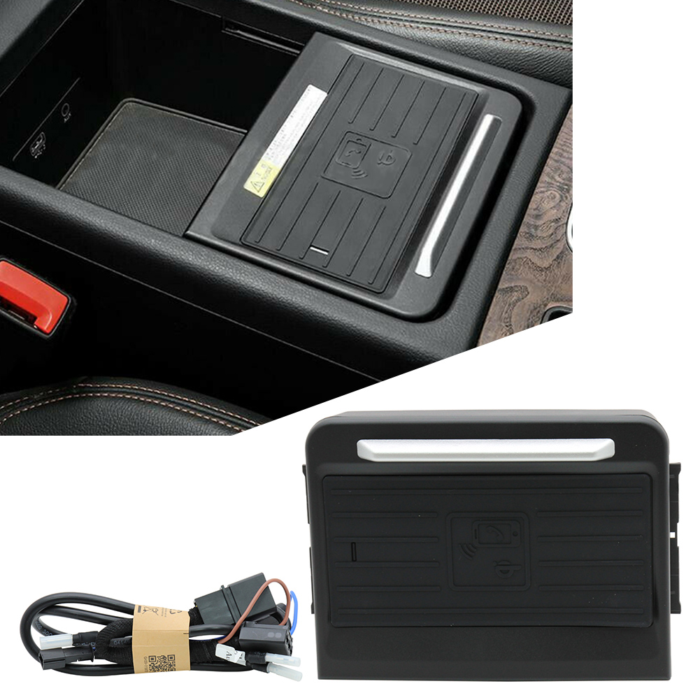 Car Console Storage Box Phone  - Wireless Phone Charger Pad recensione e prezzo