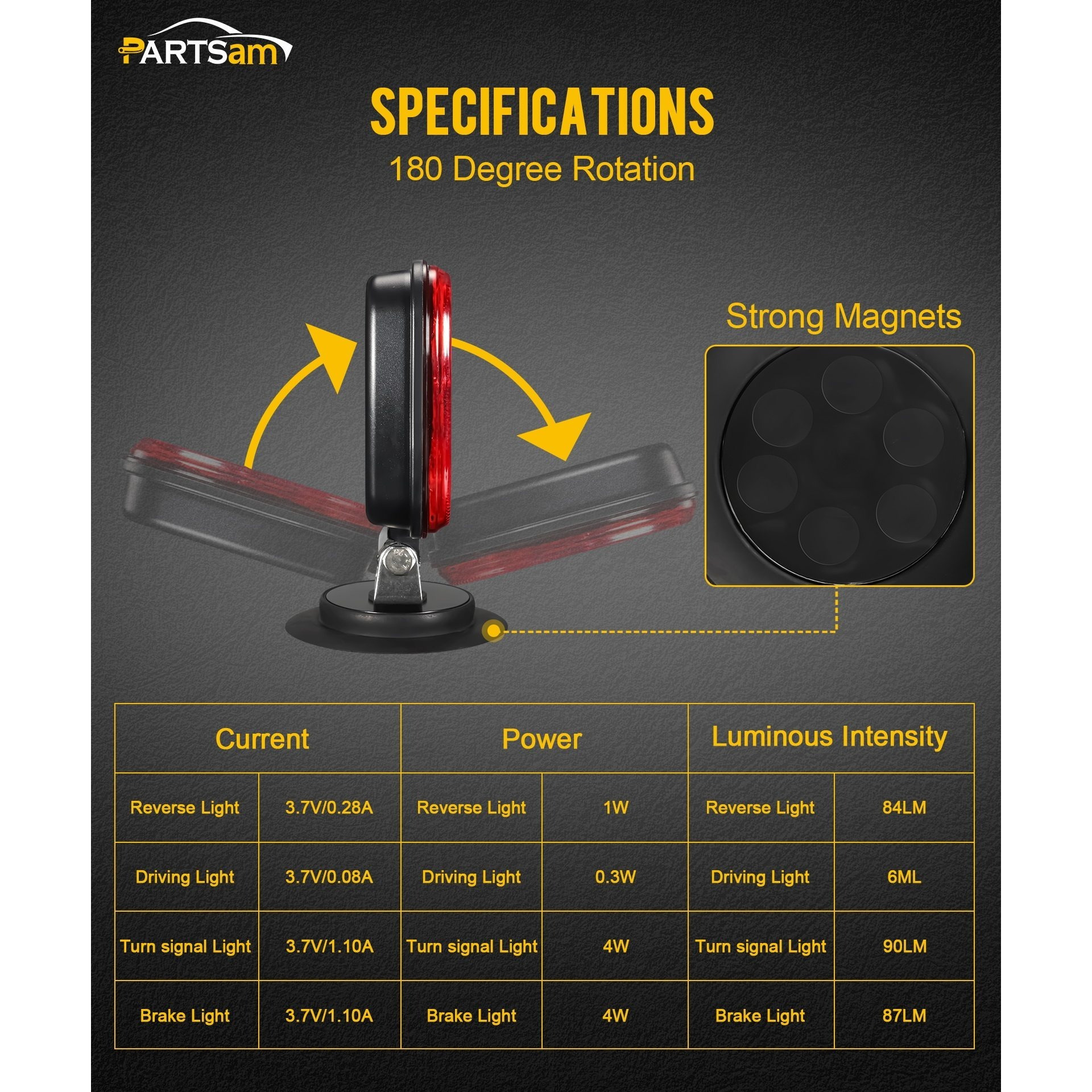 Wireless Magnetic LED Trailer  - Magnetic Charging Cable recensione e prezzo