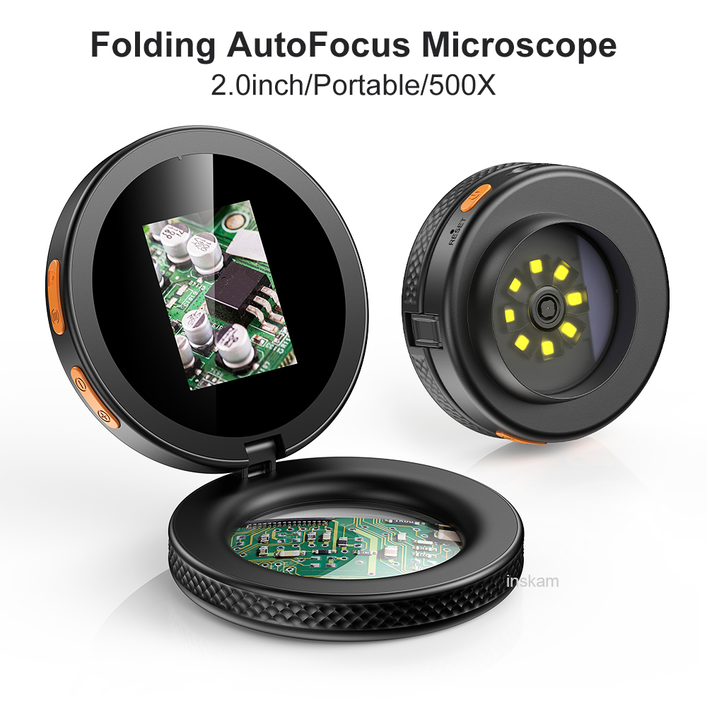 Autofocus Microscope Mini 500X - Digital Magnifier Reading recensione e prezzo