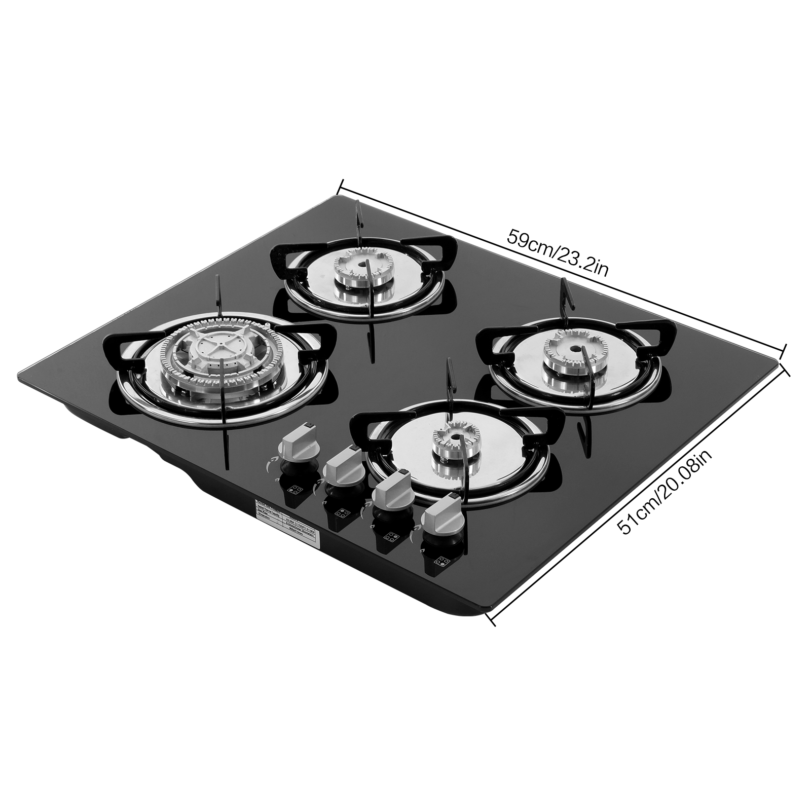 Built-in 4-Burner Gas Cooktop  - Electronics & Gadgets Charging Gocable 8 In 1 Edc 100W Cable recensione e prezzo