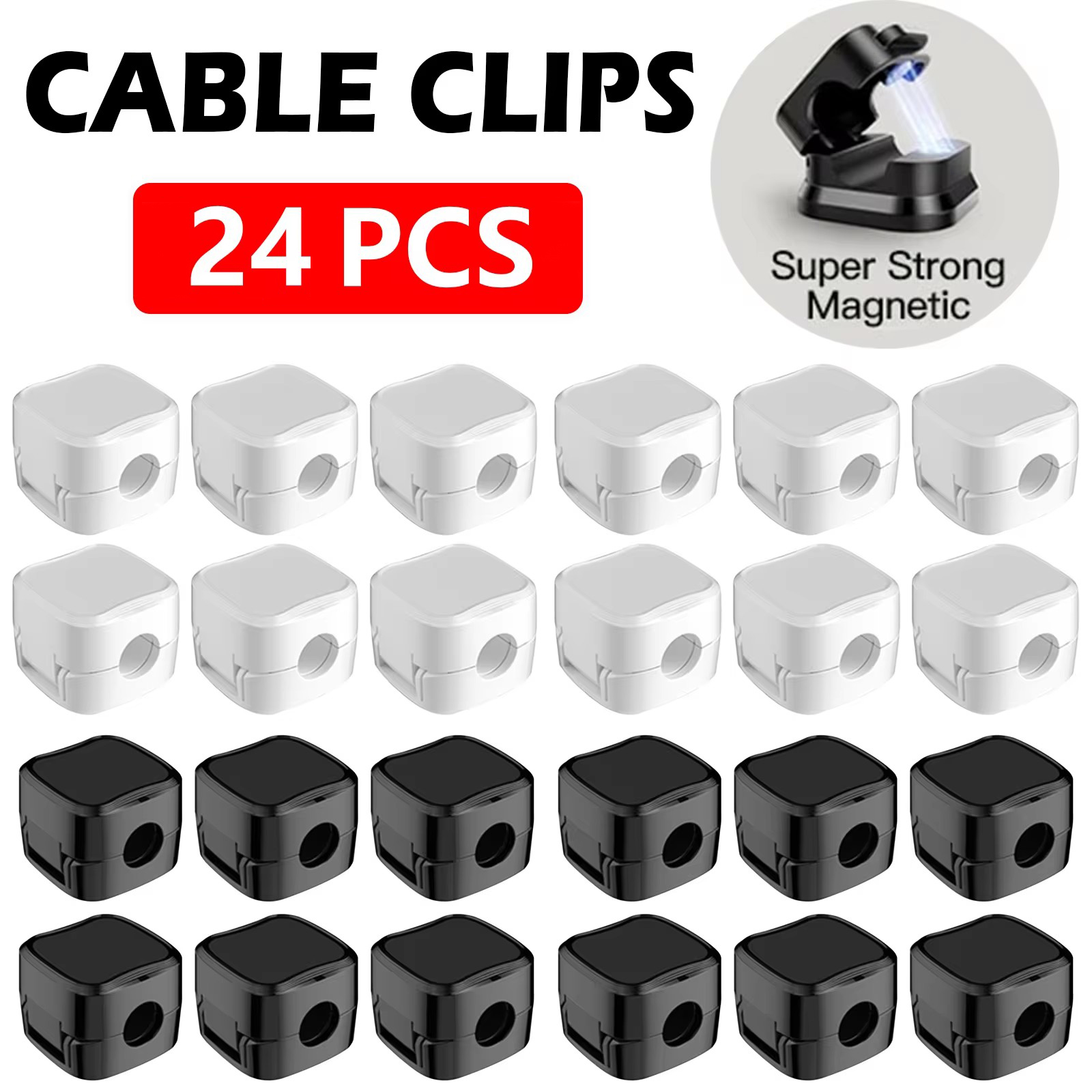 24/12PCS Magnetic Cable Organi - Magnetic Charging Cable recensione e prezzo
